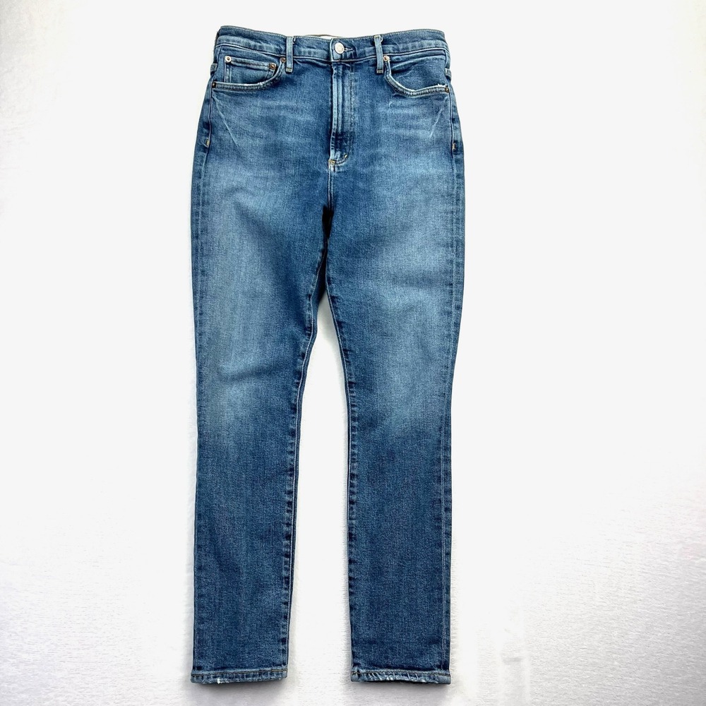 Agolde Pinch High Rise‎ Skinny Jeans Size 29 Medium Wash Blue